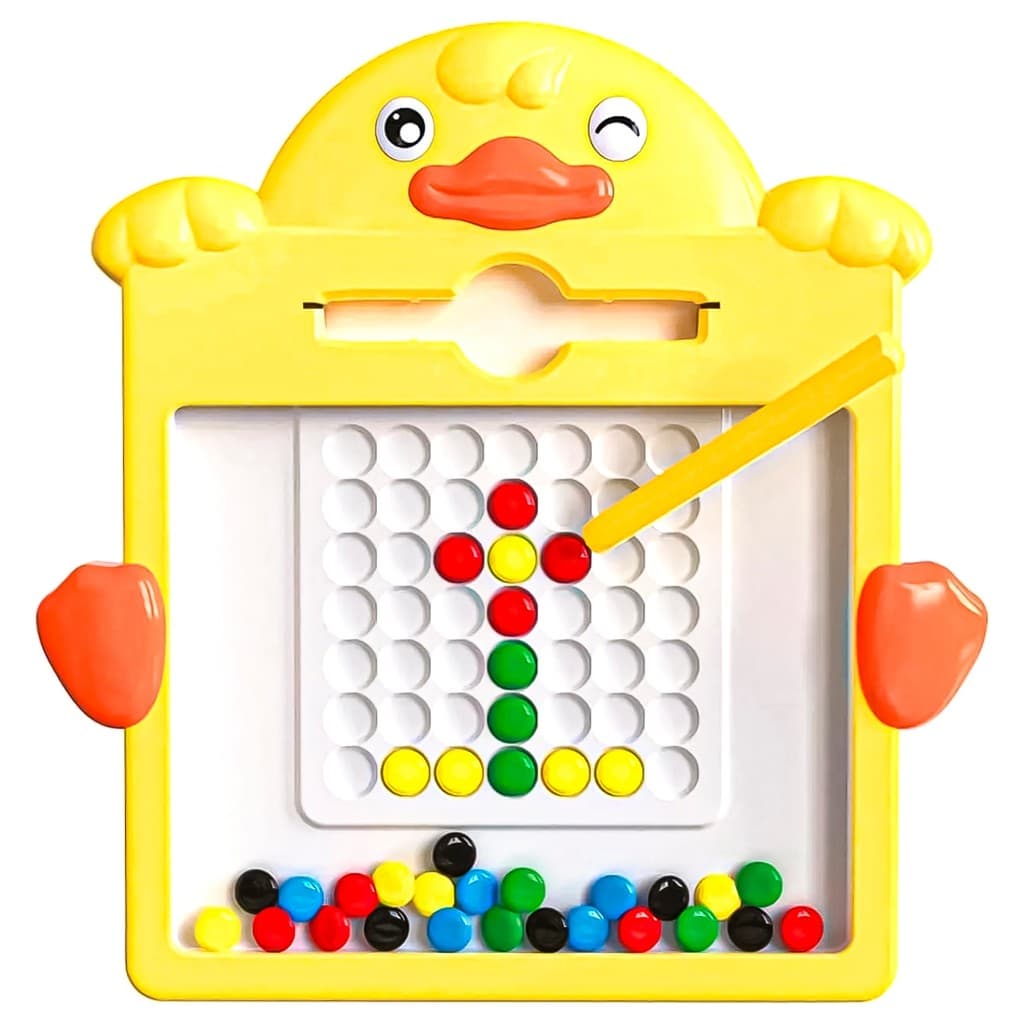 Quadro Lousa Mágica Desenho Magnético Patinho - Dm Toys