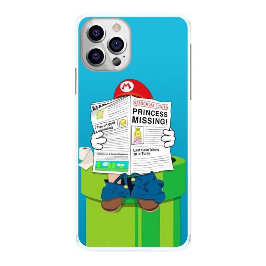 Capinha Mario Sentado no Trono Jornal Capa de Celular