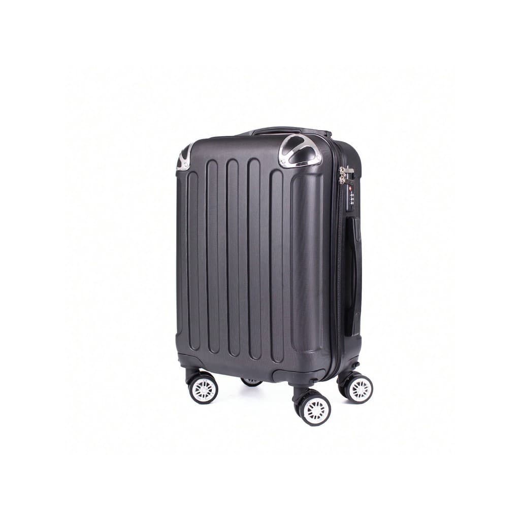 Mala de viagem com cadeado destacável de roda dupla ABS  embutido, tamanho 19 polegadas，Medições: 46×34×23cm