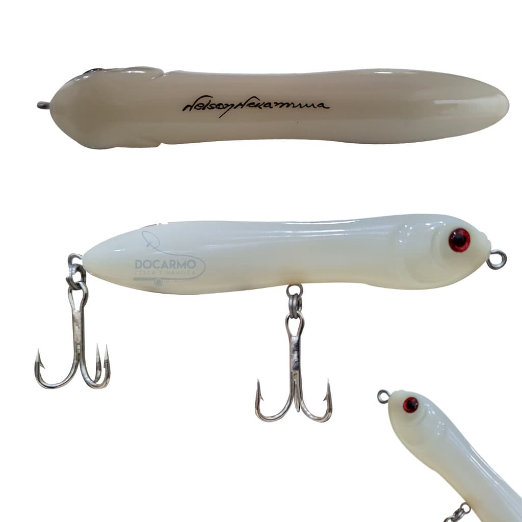 Isca Artificial Zarinha Baby 8cm Superfície Zig Zag Nakamura Isca p Tucunaré Pesca Amazonas Nakamura