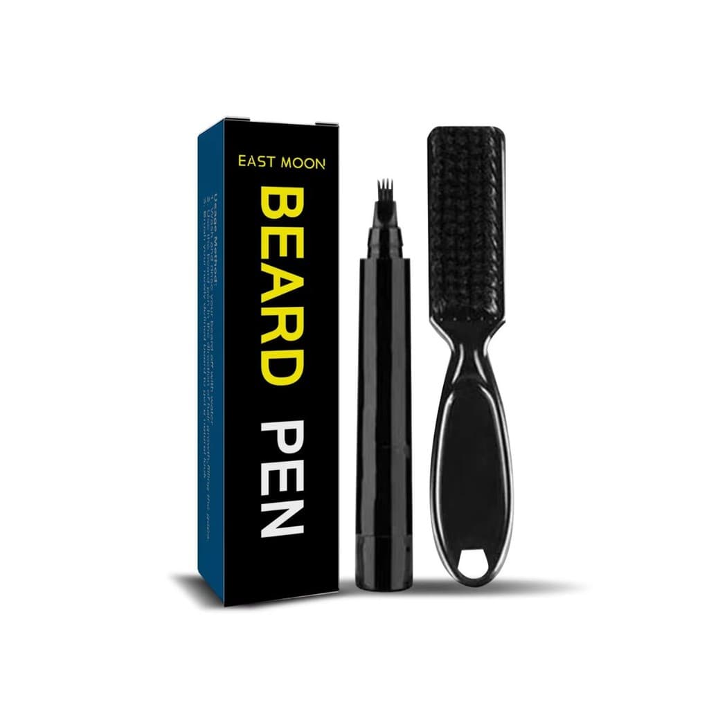 Kit Caneta Preenchimento Barba Cabelo Bigode A Prova D´Agua