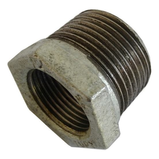 Bucha De Redução Galvanizada - 1 X 3/8 Polegada