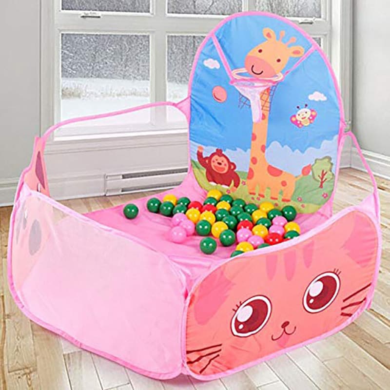 Piscina de Bolinhas Infantil menina ou menino Grande Com 100 Bolinhas Pronta Entrega Inmetro