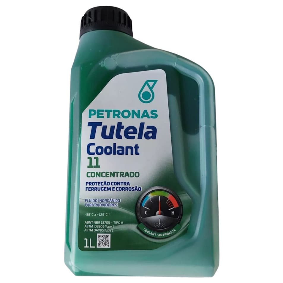 Aditivo Do Radiador Liquido de Arrefecimento Coolant 11 Verde Concentrado 1L Petronas