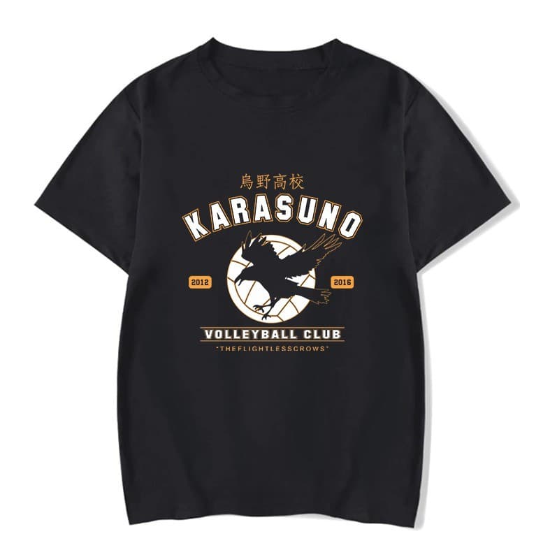 Camisa Camiseta Unissex Algodão Anime Haikyū!! Haikyuu!! Volêi Mangá Karasuno