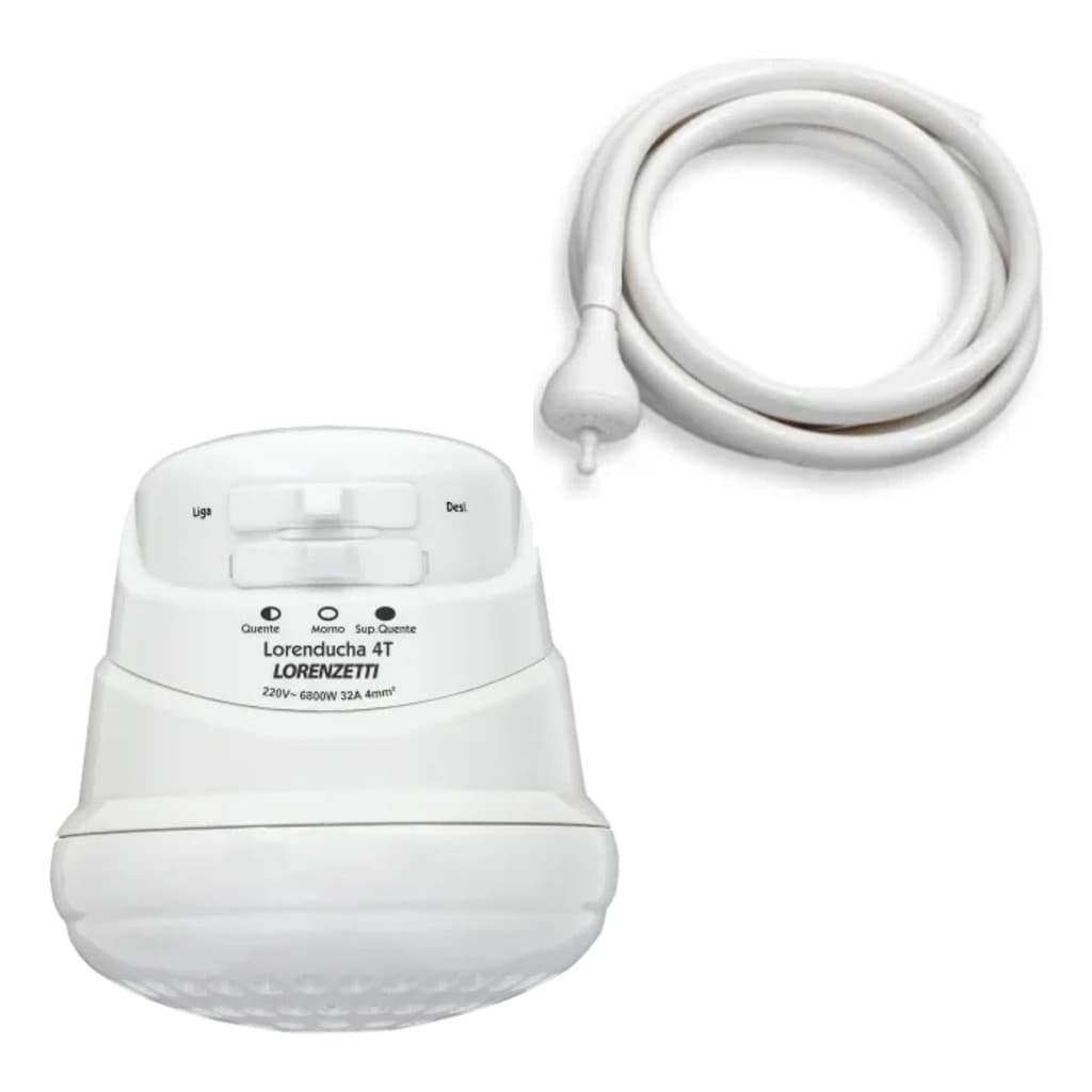 Ducha Chuveiro Eletrico Lorenducha Multitemperaturas 220v 6800w Original Lorenzetti