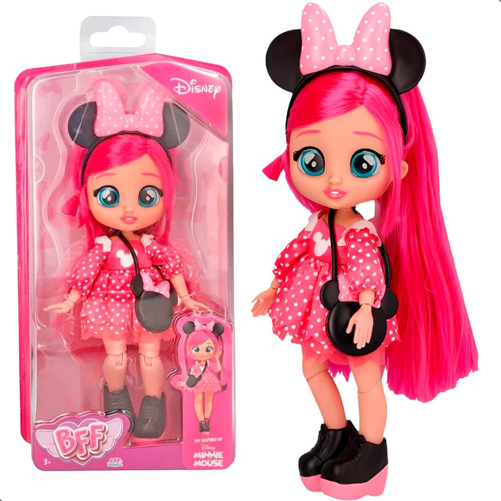 Boneca Bff By Cry Babies Disney Com 3 Modelos Stitch Minnie Okay