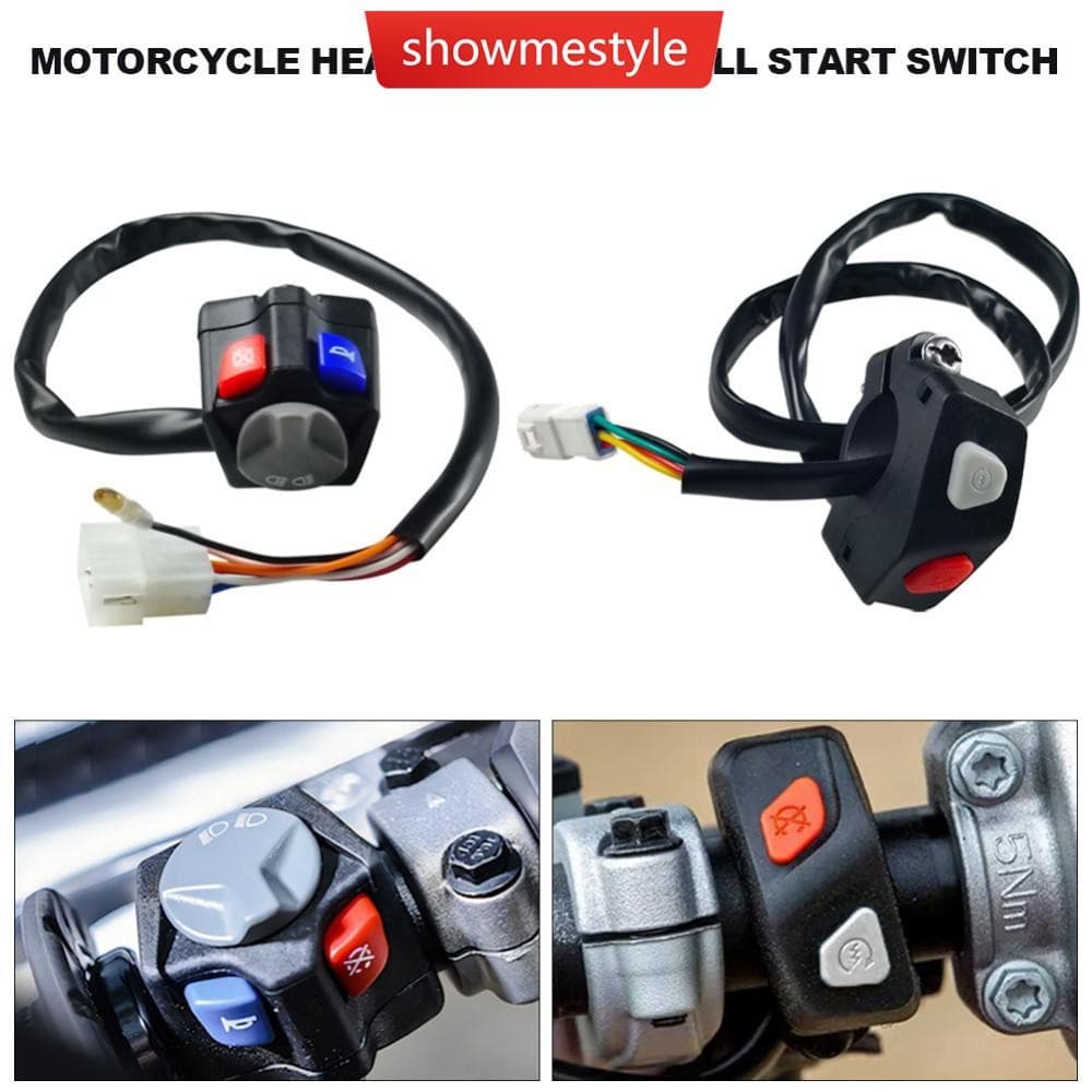 SMS Motocicleta Guiador Farol Chifre Matar Interruptor De Partida Para EXC XC XCW EXCF SX SXF 125 150 200 250 350 450 50