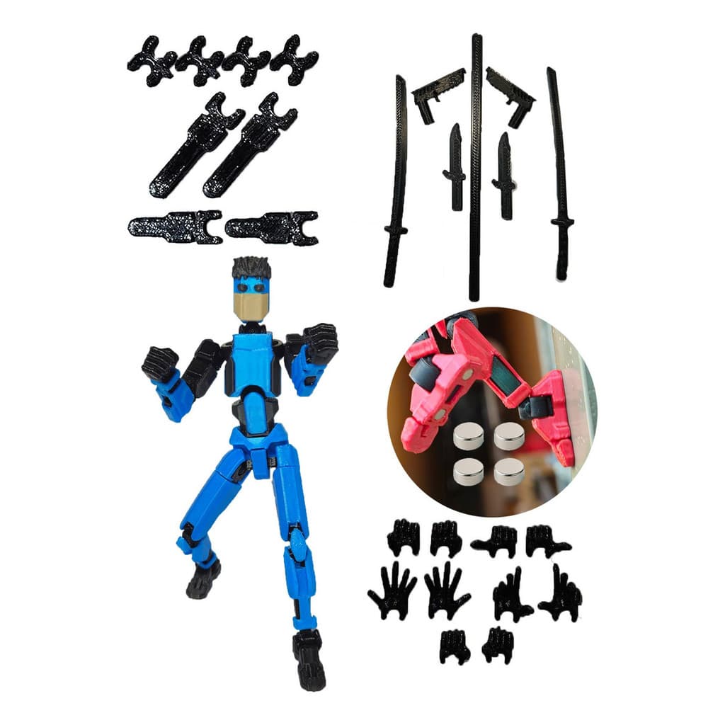 Boneco Articulado Dummy 13 Invencivel | Com Imas | Armas | Modelo Exclusivo Acabamento Diferenciado