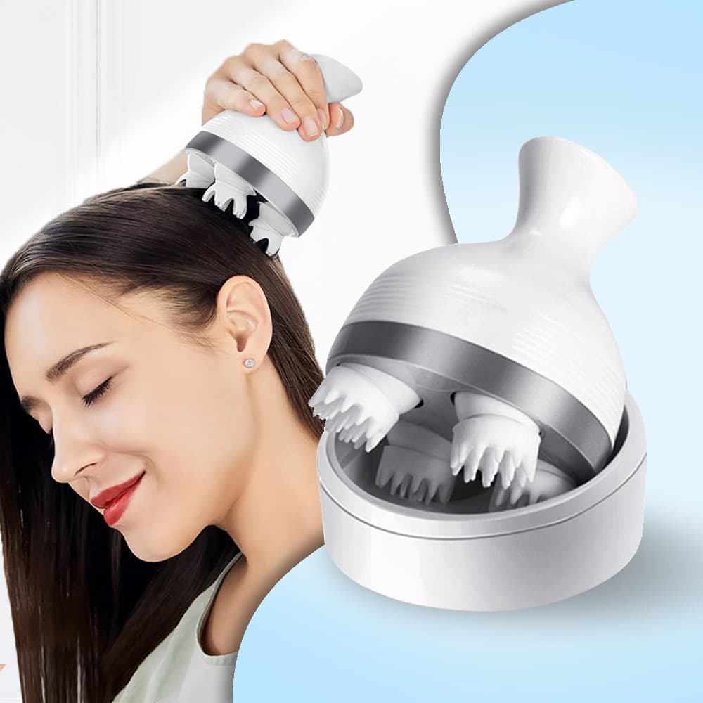 Massageador Elétrico De Corporal Cuidados Com A Saúde Relaxe Cabeça Couro Cabeludo Massagem jo