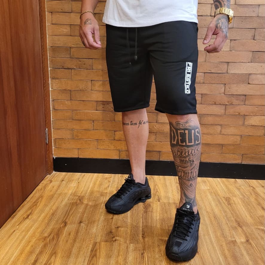 Bermuda Masculina Moletom Moletinho Casual Academia Treino