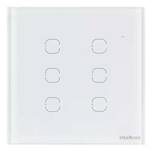 Interruptor Intelbras Touch Smart Ezs 1006 3X2 Branco