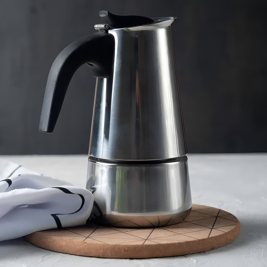 Cafeteira Italiana Inox 6 Xícaras De Café Térmica Premium Modelo Italiano sofisticação e qualidade