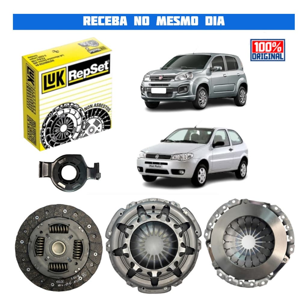 Embreagem Fiat Palio Fiorino 1.4 Fire Siena Strada Doblo Luk Uno Idea Linea Punto