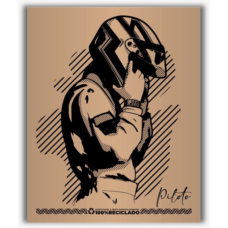 TAPETE DE PAPEL RECICLADO P/LAVA RÁPIDO PILOTO 40x47CM PACOTE COM 4 QUILOS