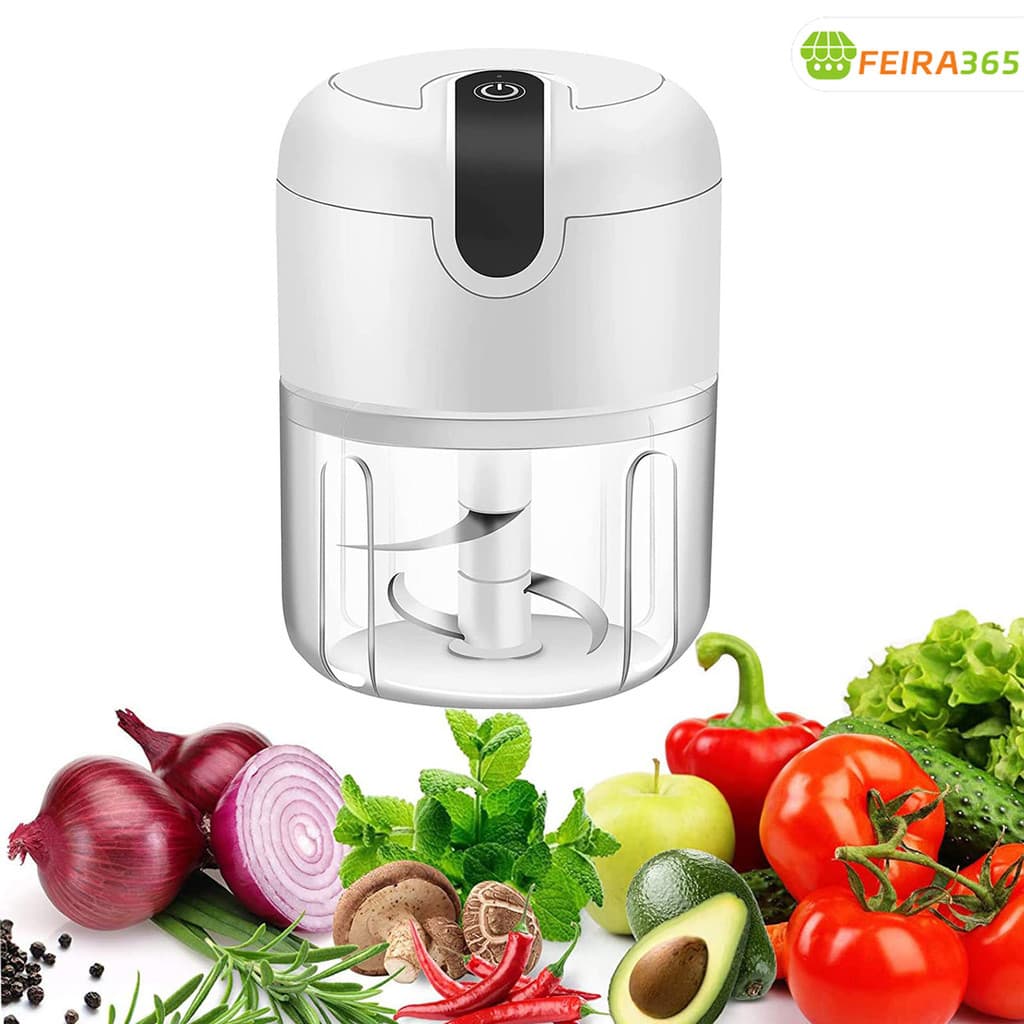 Mini processador moedor elétrico carne legumes alho frutas amêndoa recarregável USB moedor de alho