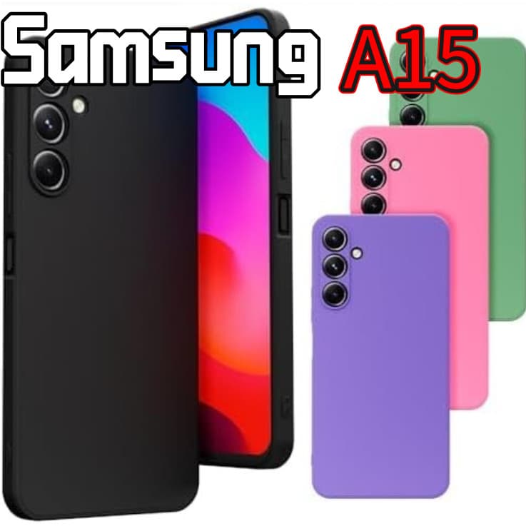 Capa Capinha Compatível Para Samsung A15 Silicone interior avelulado anti queda