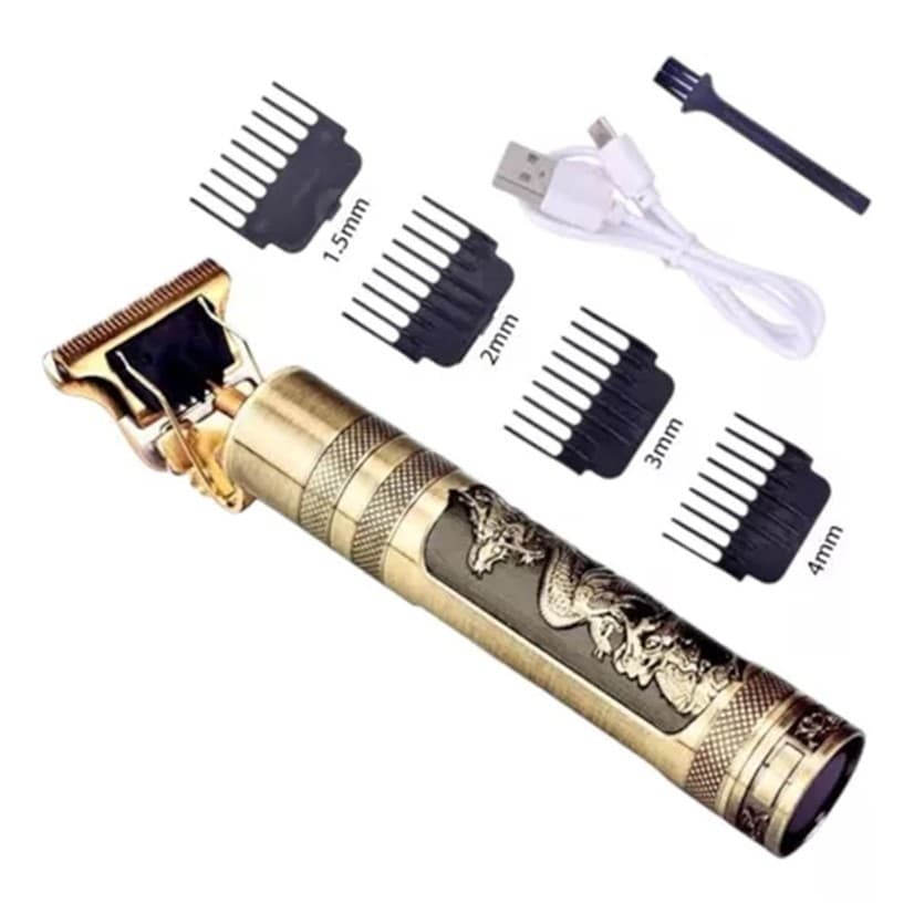 Maquina De Acabamento Barba E Aparador De Pêlos Raspa Cabeça Maquininha de Barbear Barbearia