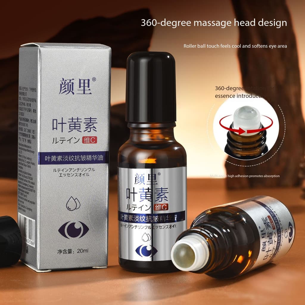20ml Extrato de Luteína Essência para Cuidados com os Olhos Óleo Sérum Creme Essência para Redução de Linhas Hidratante
