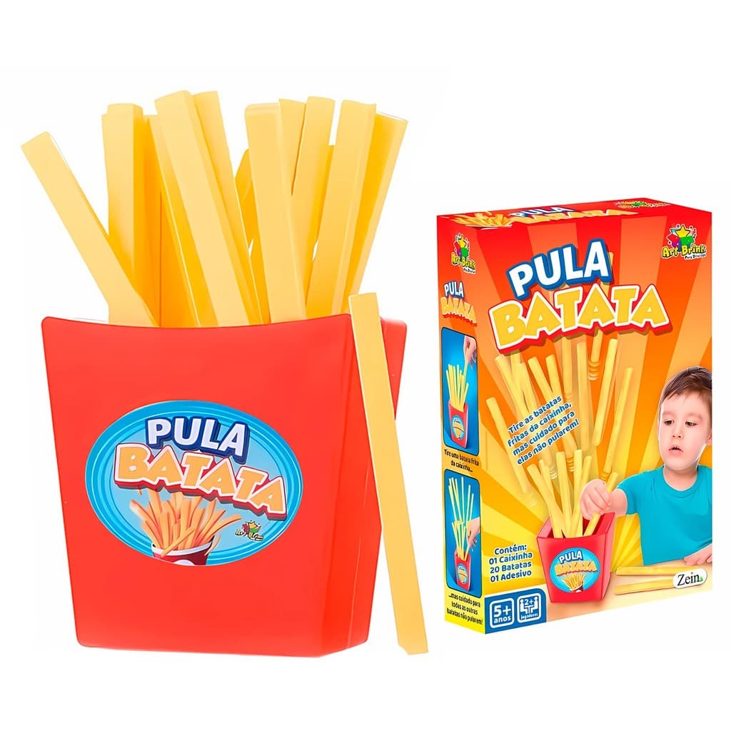 Pula Batata Jogo Infantil Educativo De Mesa Brinquedo Tabuleiro Clássico Divertido