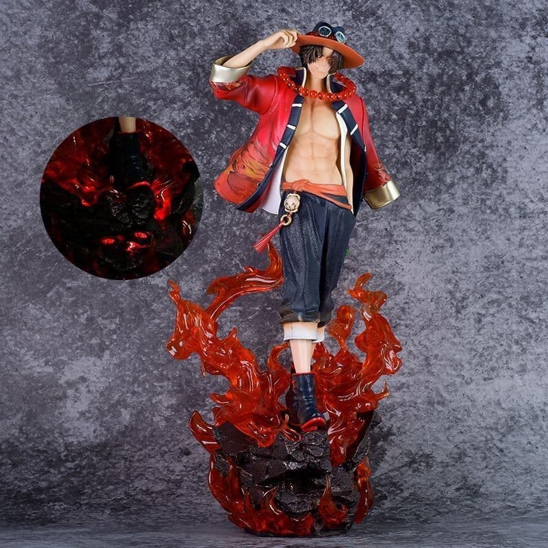 Estoque pronto O terceiro olho queria retornar à República do Mar da China Estilo Ace One Piece Limited gk Anime Modelo