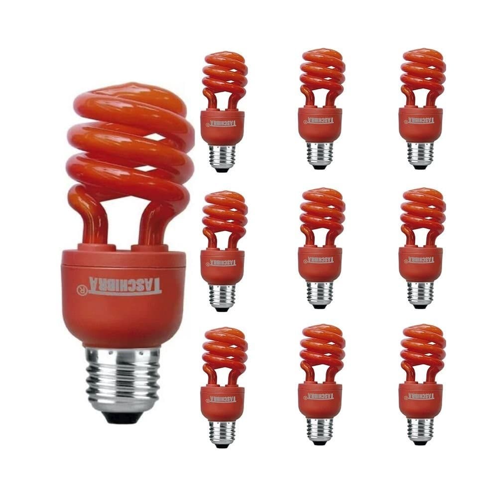 Kit 10 Lâmpadas Eletrônica Taschibra Espiral 26W E27 Colorida 110V