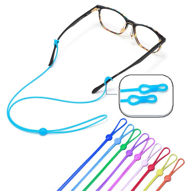 Cordão Óculos Silicone Compatível Ajuste Criança E Adulto Infinito