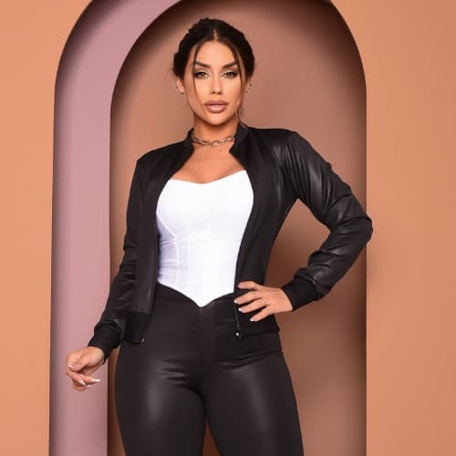 Jaqueta Feminina Bomber Cirre Jaqueta Feminina Com Ziper Envio Imediato