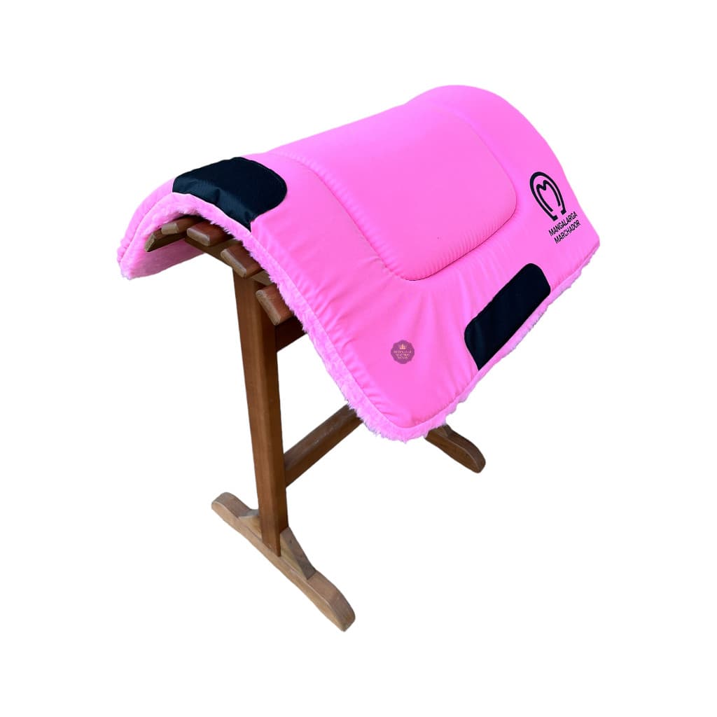 Manta Mangalarga Rosa Com Pelucia Baixeiro direto da Fabrica