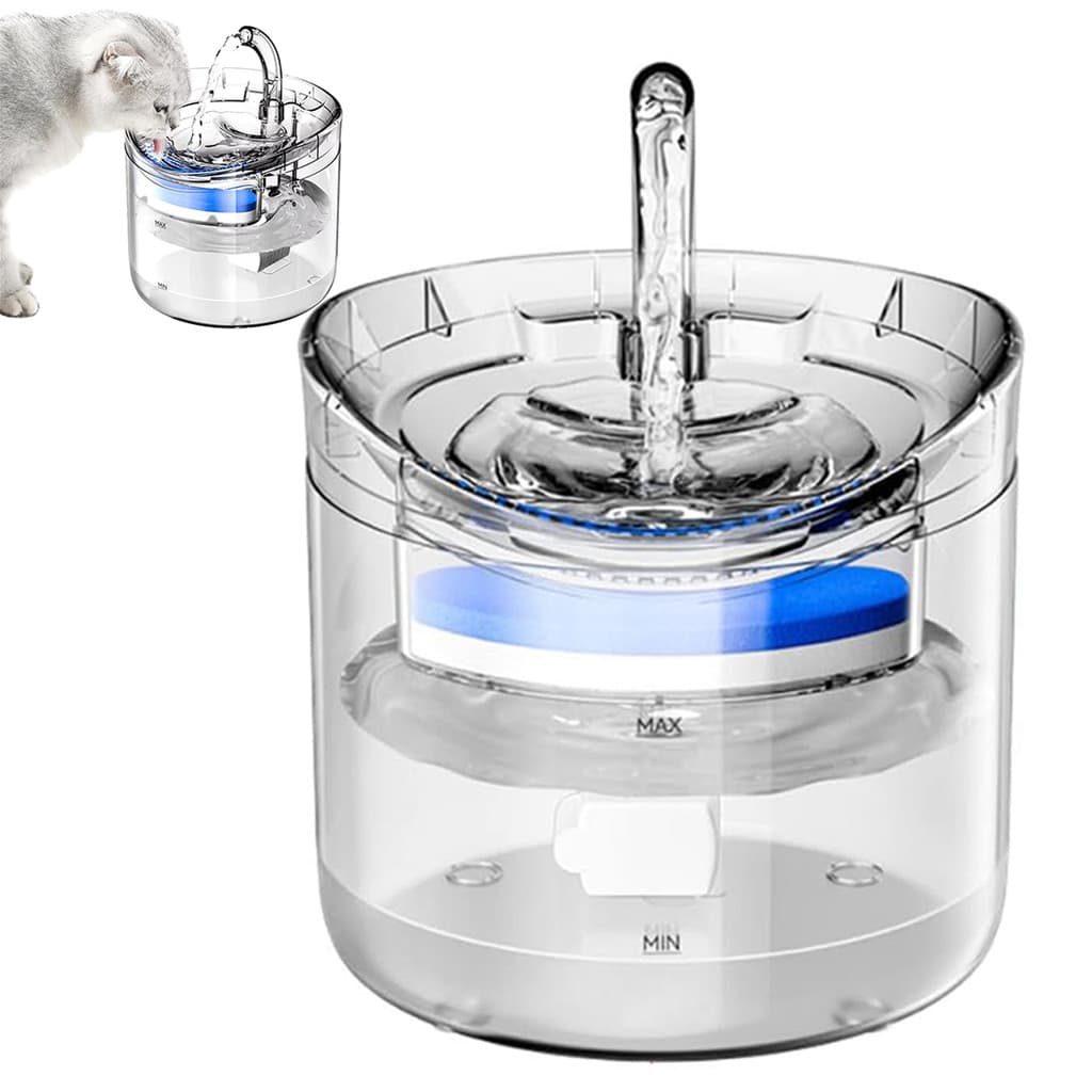 Bebedouro Fonte de Agua Gato Cao Pet Cachorro Animal de Estimaçao USB Reservatorio 2 Litros Nivel de Agua Automatico