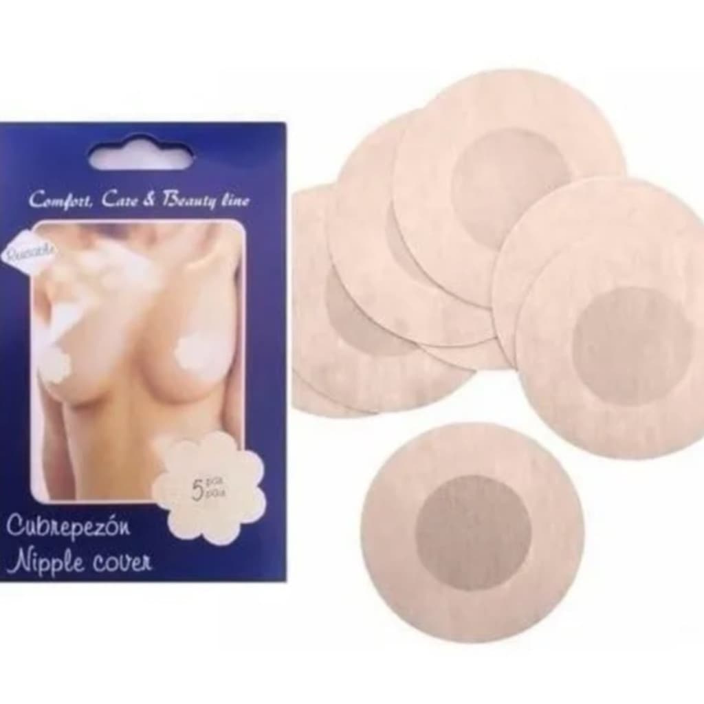 OFERTA Nude Poliéster Mamilo Bico Aureola 5 Pares Protetor Adesivo Tapa Seio Seios 10 Unidades universal