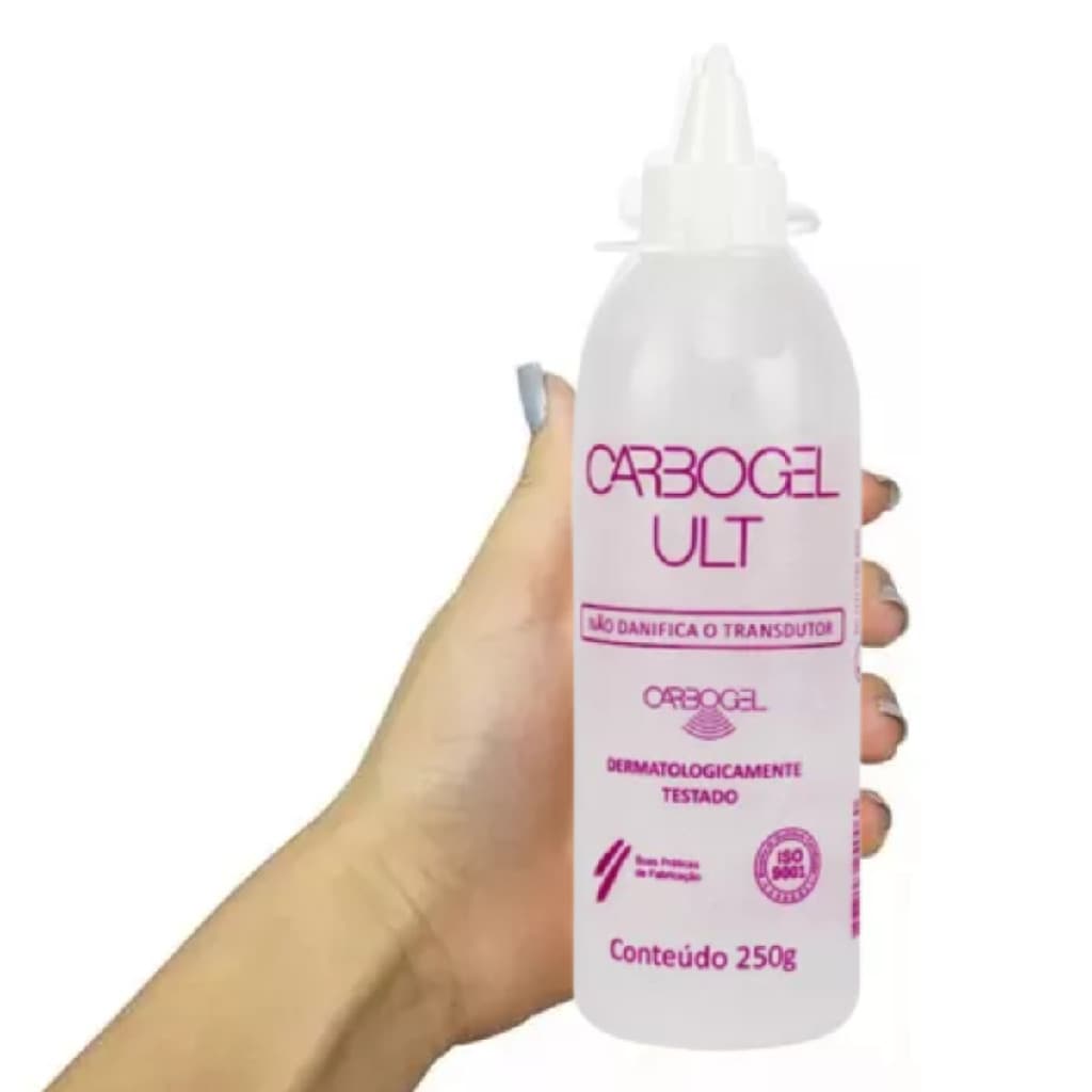 Gel 250g Clínico Condutor Ecg Ultrassom Tens Fes