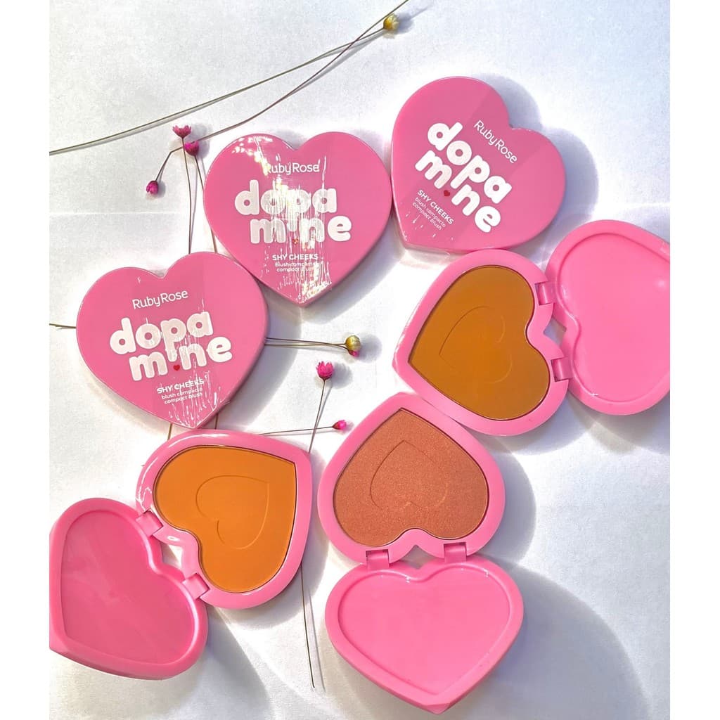 Blush Compacto Dopamine Ruby Rose