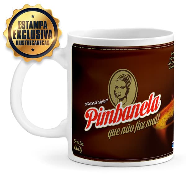 Caneca engraçada Café Pimbanela