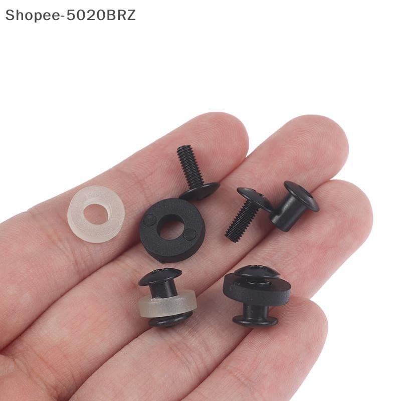[THEBR] 6 Conjuntos De Parafusos Chicago De Poste Curto De Aço Cruz Perfeito Para DIY Kydex [BR]