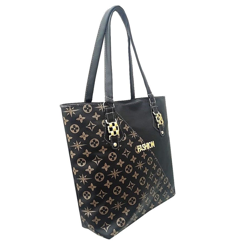 Bolsa Feminina de Ombro Fashion Espaçosa com Estampa Reforçada