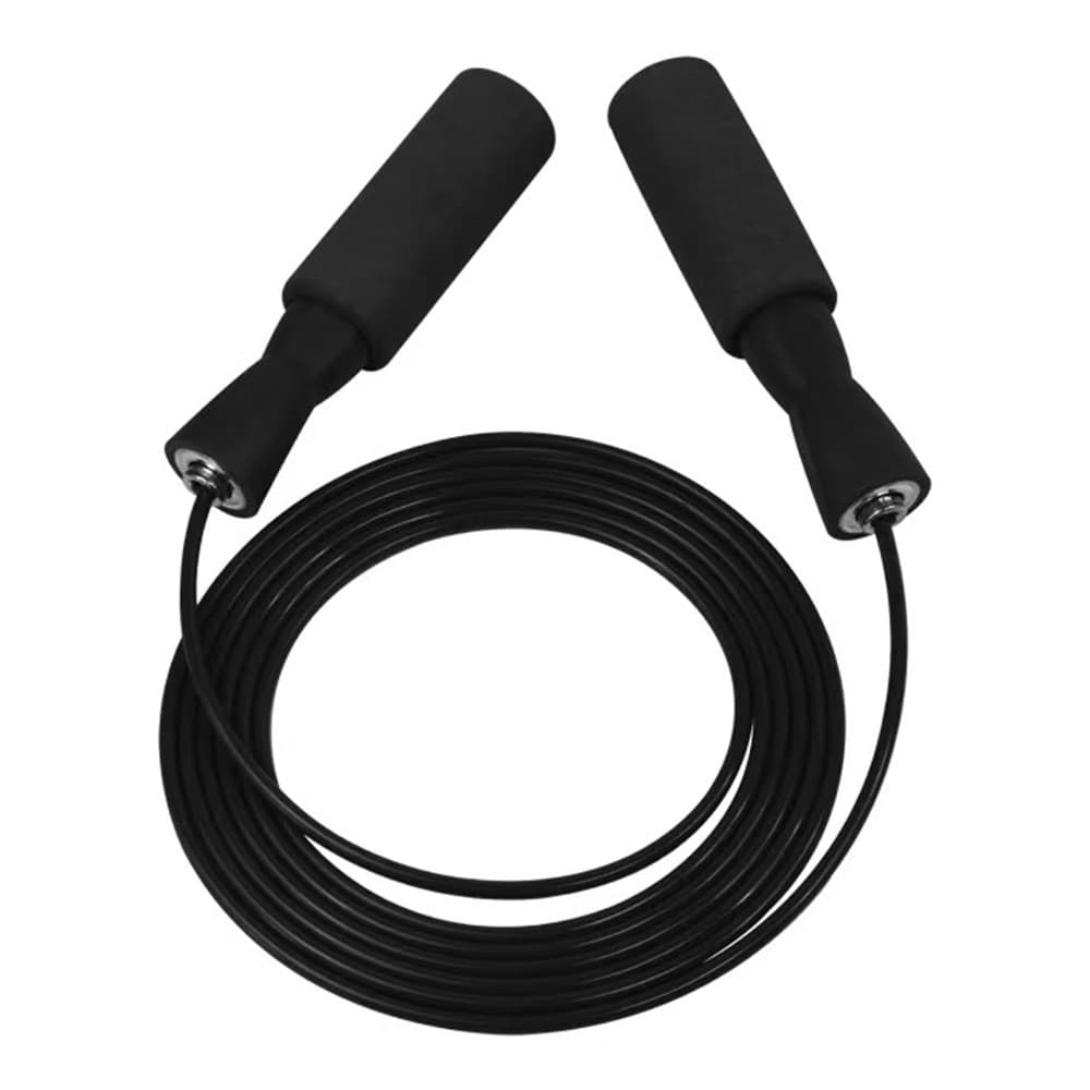 Corda de Pular Speed Rope, Rolamento Profissional, Giro Suave, Não Embola, Leve e Resistente, 3 M