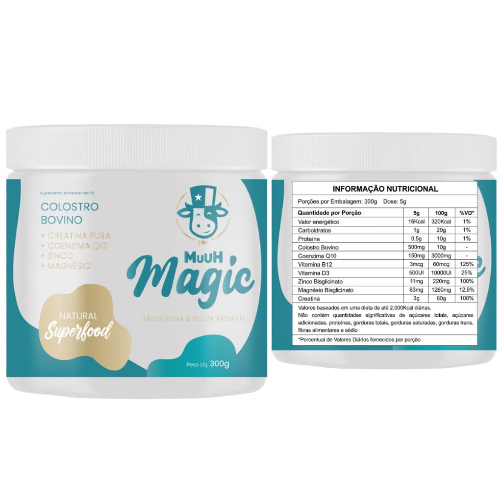 Magic Muuh 300g Original - Revendedor Autorizado Magic Muuh Sem Sabor.