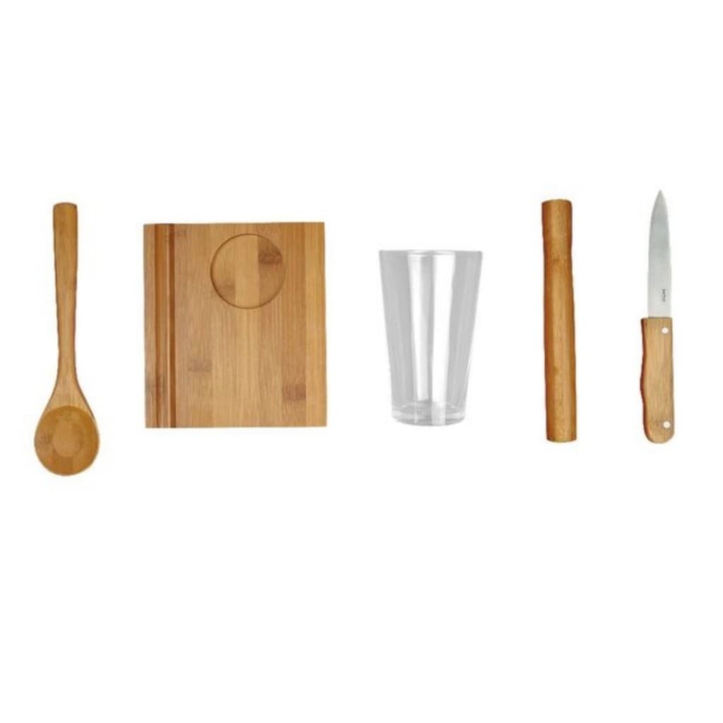 Conjunto Caipirinha 5 Peças Bamboo - 3395
