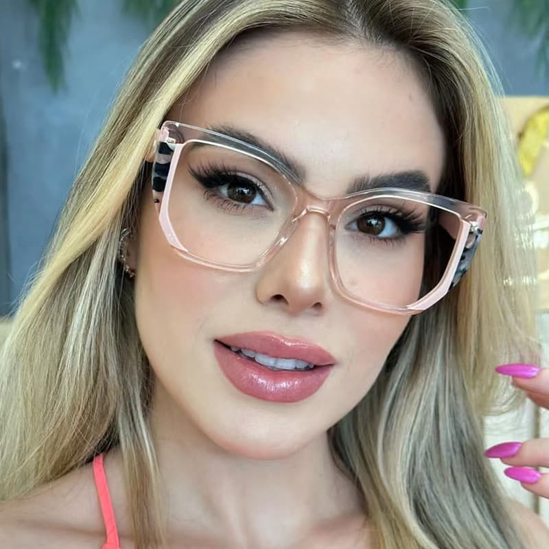 Mulheres Anti-Luz Azul Óculos Ópticos De Bloqueio De Marca Designer Transparente Senhoras Moda Eyewear
