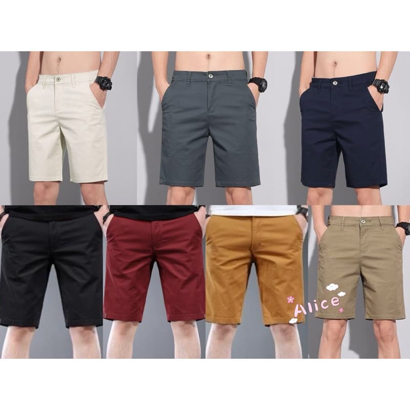 Kit 7 Bermuda Sarja Masculino Brim Short