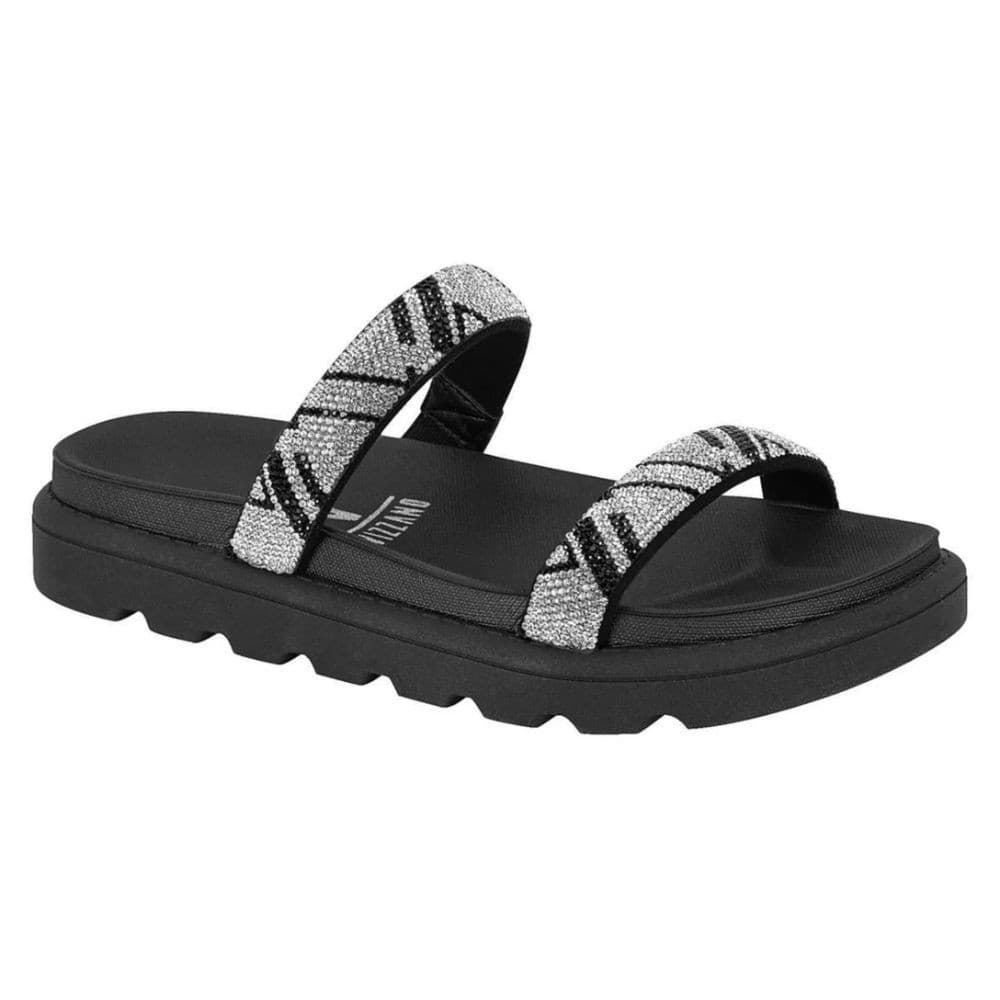 Chinelo Vizzano Papete Feminina Strass