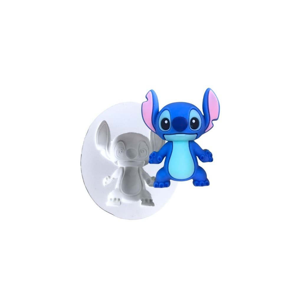 Molde Silicone Personagem Stitch Confeitaria Biscuit Vela