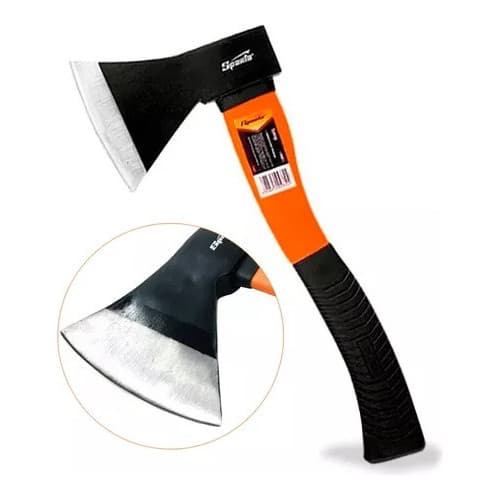 Machado Machadinha Cabo De Fibra Emborrachado 600 Gr Sparta Jardinagem Camping Acampamento