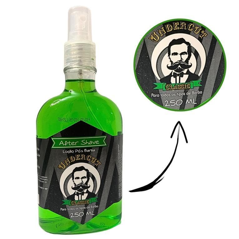 Loção Pós Barba Undercut Barbeiro Barbearia Refrescante