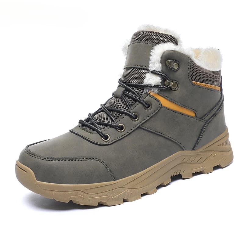 Novos Homens Botas De Neve De Inverno Para Tênis De Couro À Prova Dwaterproof Água Super Quente Masculinas Ao Ar Livre C
