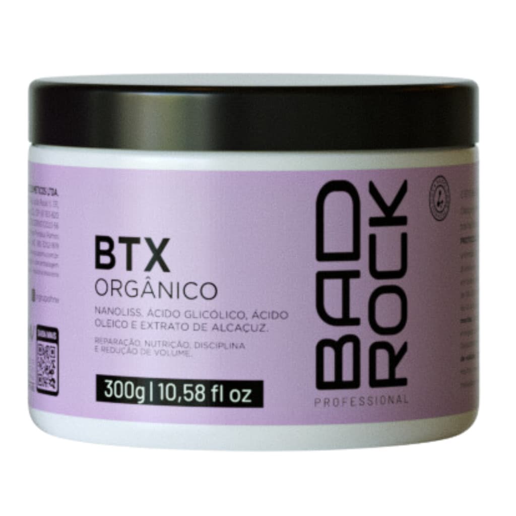 Máscara Reconstrutora Hanova Btox Organico Bad Rock 300mL