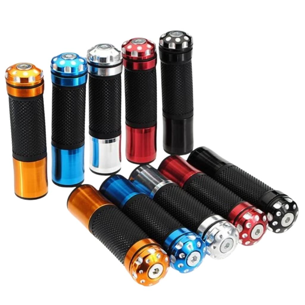 Par de Manopla Punho Moto Esportiva De Alumínio Modelo Universal - Diversas Cores COD ZE-0018