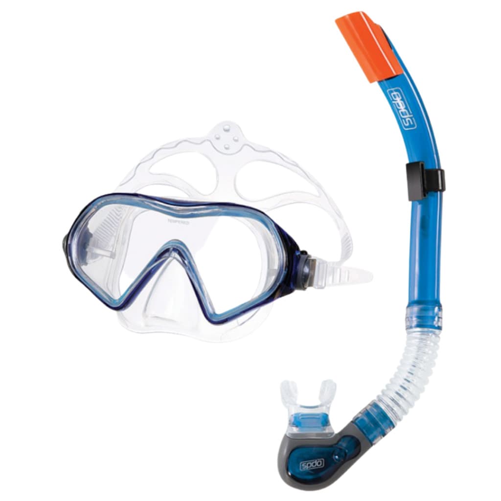 Kit Mergulho Mascara Snorkel Adulto Belize Speedo