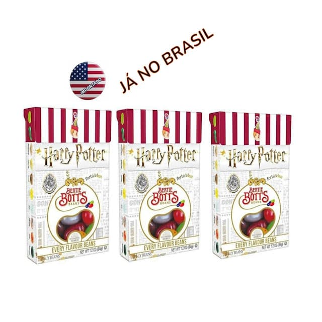 Kit 3 Unids Harry Potter Beans Feijões Sabores + Brinde